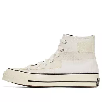 Кроссовки chuck 70 hi 'mono patchwork - antique white' Converse, белый