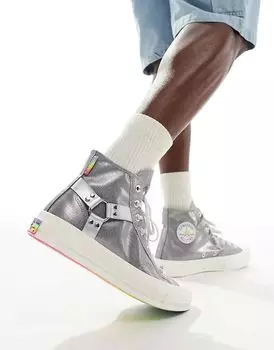 Кроссовки Chuck 70 Hi серебристого цвета Converse