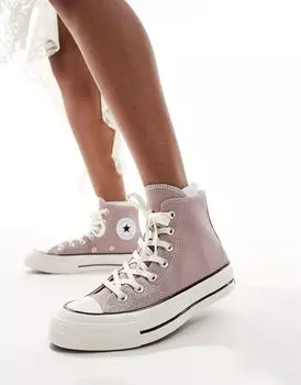 Кроссовки Chuck 70 Hi серо-коричневого цвета Converse