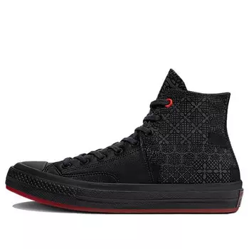 Кроссовки chuck 70 high 'chinese new year - black patchwork' Converse, черный