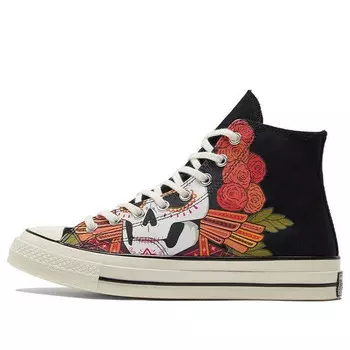 Кроссовки chuck 70 high 'dia de los muertos - black' Converse, черный