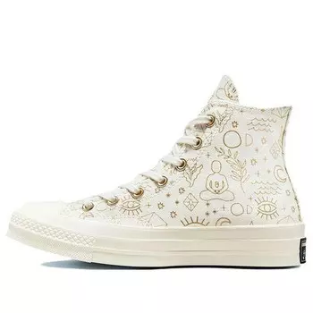 Кроссовки chuck 70 high 'golden elements' Converse, белый