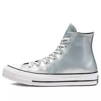 Кроссовки chuck 70 high 'industrial glam' Converse, серебряный