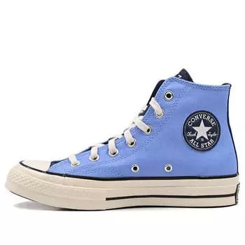 Кроссовки chuck 70 high letterman 'lt. blue navy egret' Converse, синий