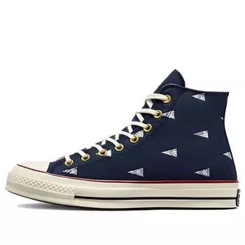 Кроссовки chuck 70 high 'nautical flag' Converse, синий
