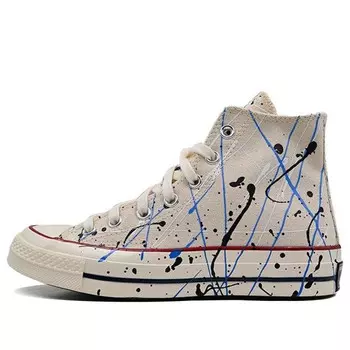 Кроссовки chuck 70 high 'paint splatter - egret' Converse, белый