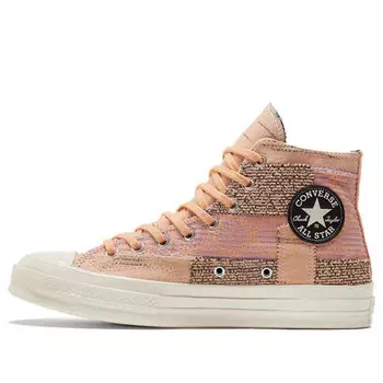 Кроссовки chuck 70 high 'patchwork - peach' Converse, розовый