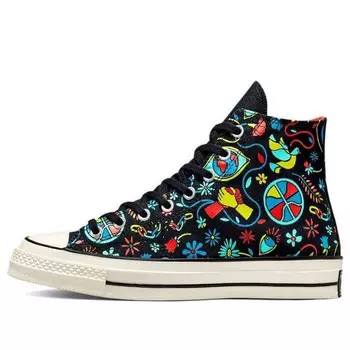 Кроссовки chuck 70 high 'peace & unity' Converse, черный