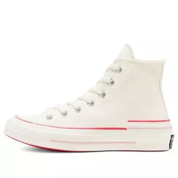 Кроссовки chuck 70 high 'popped color - carmen pink' Converse, белый