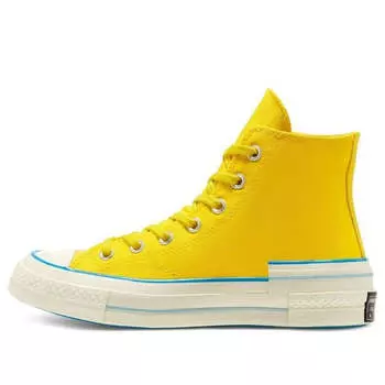 Кроссовки chuck 70 high 'popped color - speed yellow' Converse, желтый
