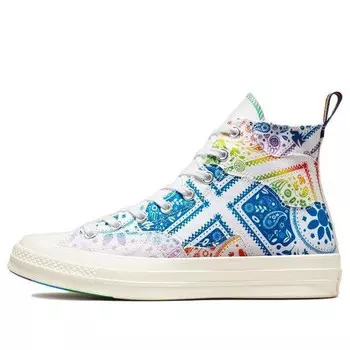 Кроссовки chuck 70 high 'pride' Converse, белый