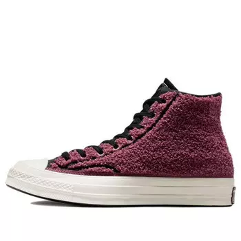 Кроссовки chuck 70 high 'sherpa - shadowberry' Converse, фиолетовый