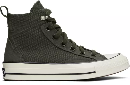 Кроссовки Chuck 70 Jungle Cloth Overlay цвета хаки Converse