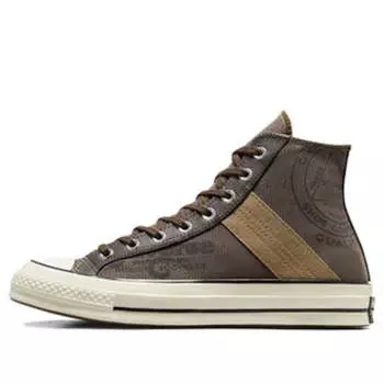 Кроссовки chuck 70 leather overlay high 'engine smoke' Converse, мультиколор