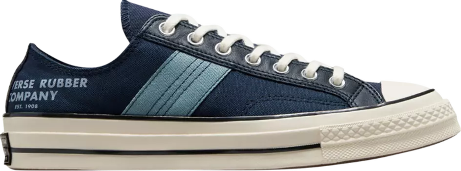 Кроссовки Chuck 70 Leather Overlay Low 'Converse Rubber Company', синий