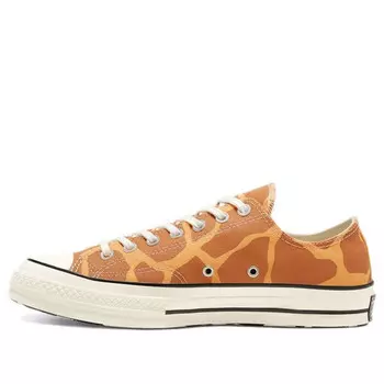 Кроссовки chuck 70 low 'archival giraffe print' Converse, желтый