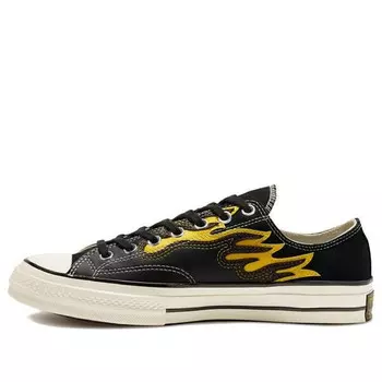 Кроссовки chuck 70 low 'archive flame overlay' Converse, черный