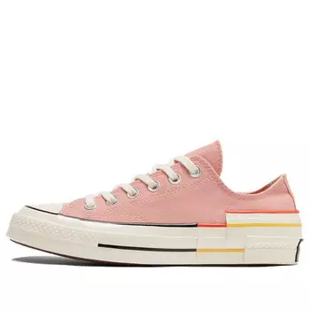 Кроссовки chuck 70 low 'colorblock - pink quartz' Converse, розовый