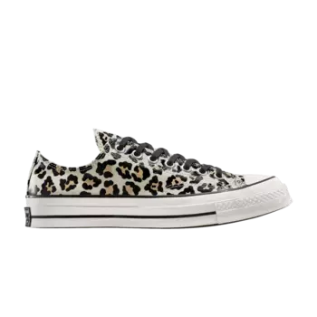 Кроссовки Chuck 70 Low 'Glow-In-The-Dark Leopard Print', зеленый