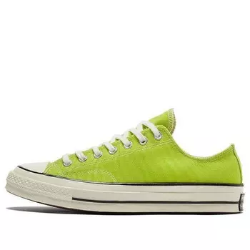 Кроссовки chuck 70 low 'lime twist' Converse, зеленый