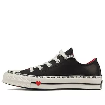 Кроссовки chuck 70 low 'love graphic - black' Converse, черный