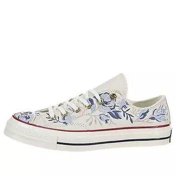 Кроссовки chuck 70 low 'parkway floral embroidery' Converse, белый