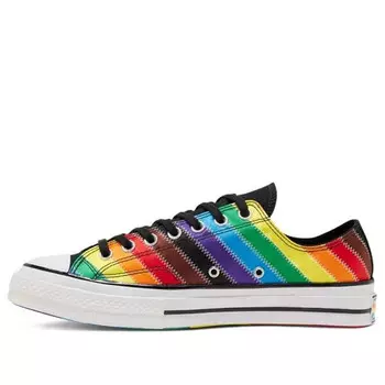 Кроссовки chuck 70 low 'pride - rainbow' Converse, синий