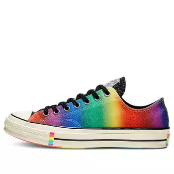 Кроссовки chuck 70 low 'pride shimmering rainbow' Converse, красный
