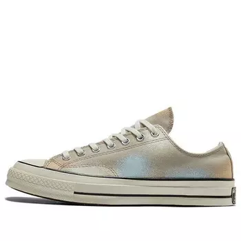 Кроссовки chuck 70 low 'spray paint - beach stone' Converse, серый