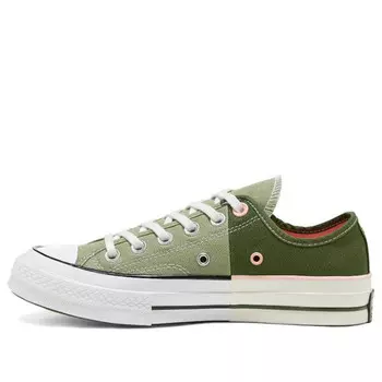 Кроссовки chuck 70 low 'sunblocked - street sage' Converse, зеленый