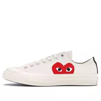 Кроссовки chuck 70 plus x comme des garcons play 'beige' Converse, бежевый