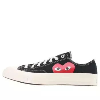 Кроссовки chuck 70 plus x comme des garcons play 'black' Converse, черный