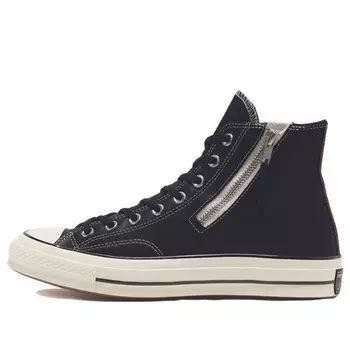 Кроссовки chuck 70 side zip high 'black egret' Converse, черный