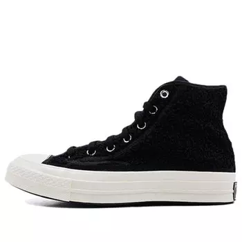 Кроссовки chuck 70 varsity high 'black sherpa' Converse, черный