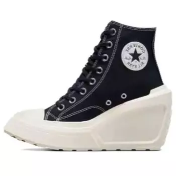 Кроссовки chuck 70s de luxe wedge high top 'black' Converse, черный