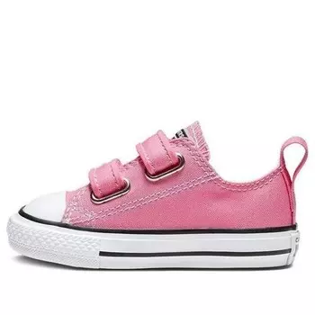 Кроссовки chuck taylor 2v canvas low top pink/red Converse, розовый