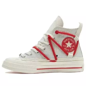 Кроссовки chuck taylor 70s high stop 'cloudy daze/red' Converse, белый