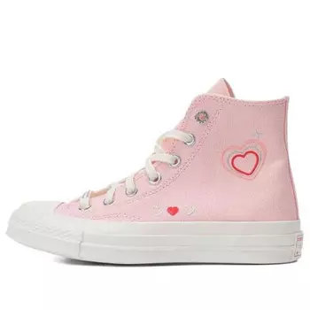 Кроссовки chuck taylor 70s high top 'pink' Converse, розовый