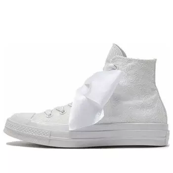 Кроссовки chuck taylor 70s high tops 'floral embroidered white' Converse, белый