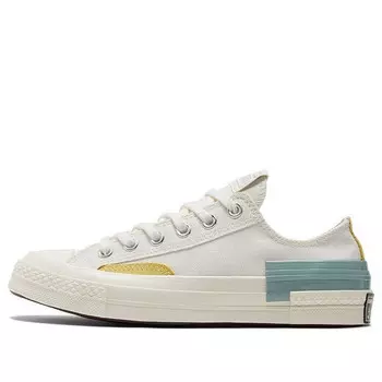 Кроссовки chuck taylor all star 1970s beige/white/blue Converse, белый