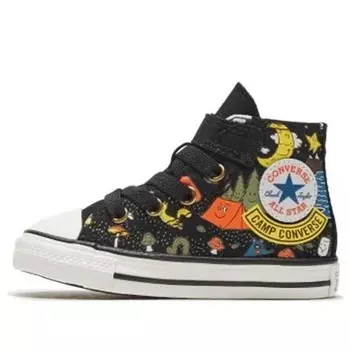 Кроссовки chuck taylor all star 1v toddler/youth Converse, черный