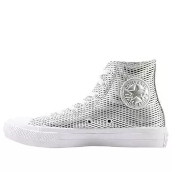 Кроссовки chuck taylor all star 2 high 'perforated metallic silver' Converse, серебряный