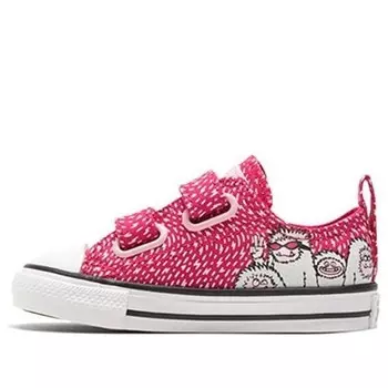 Кроссовки chuck taylor all star 2v pink snowman low 'pink blue' Converse, розовый