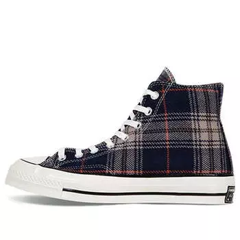 Кроссовки chuck taylor all star 70 hi 'plaid pack' Converse, синий