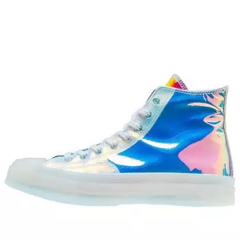 Кроссовки chuck taylor all star 70 hi 'iridescent' Converse, серебряный