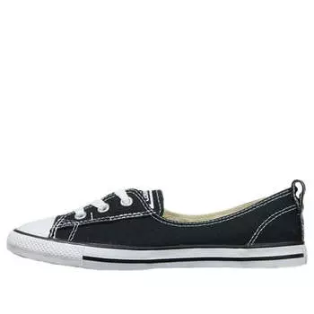 Кроссовки chuck taylor all star ballet lace black Converse, черный