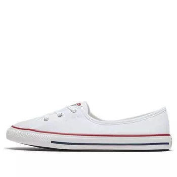 Кроссовки chuck taylor all star ballet lace for white Converse, белый