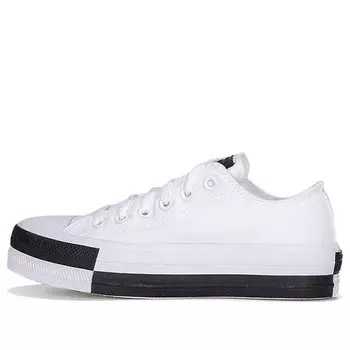 Кроссовки chuck taylor all star black white sneakers Converse, белый