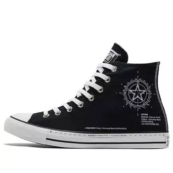 Кроссовки chuck taylor all star canvas shoes 'black' Converse, черный