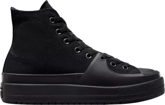 Кроссовки Chuck Taylor All Star Construct High 'Mono Canvas - Triple Black', черный
